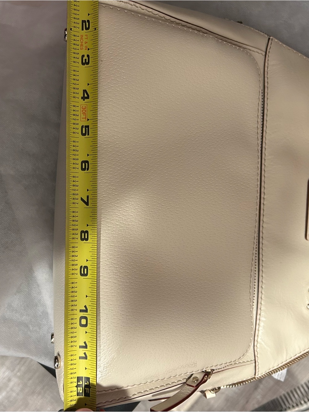 Kate Spade Cream Leather Satchel with Matching Wallet - Picture 9 of 10